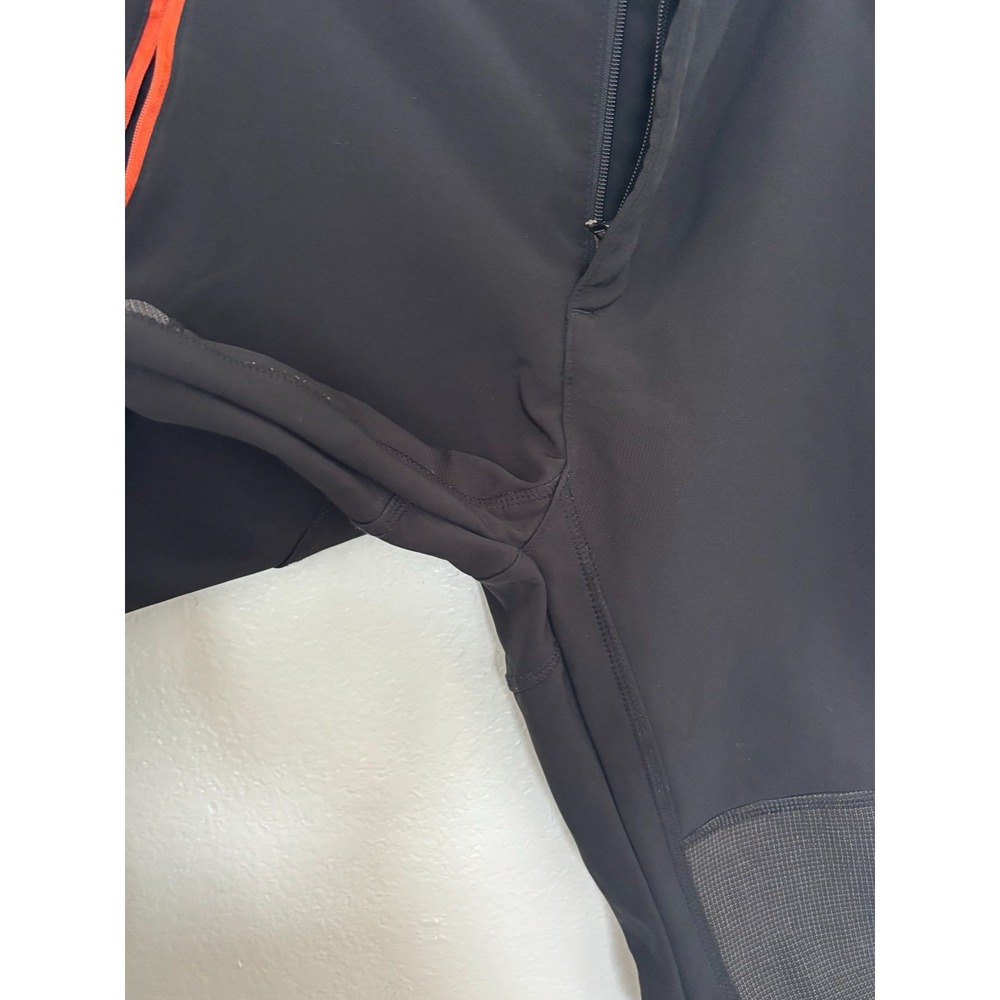 Windstopper Pants XL Black Abrasion Knee Gorpcore Mountain Biking Alpine Trail - Picture 7 of 16